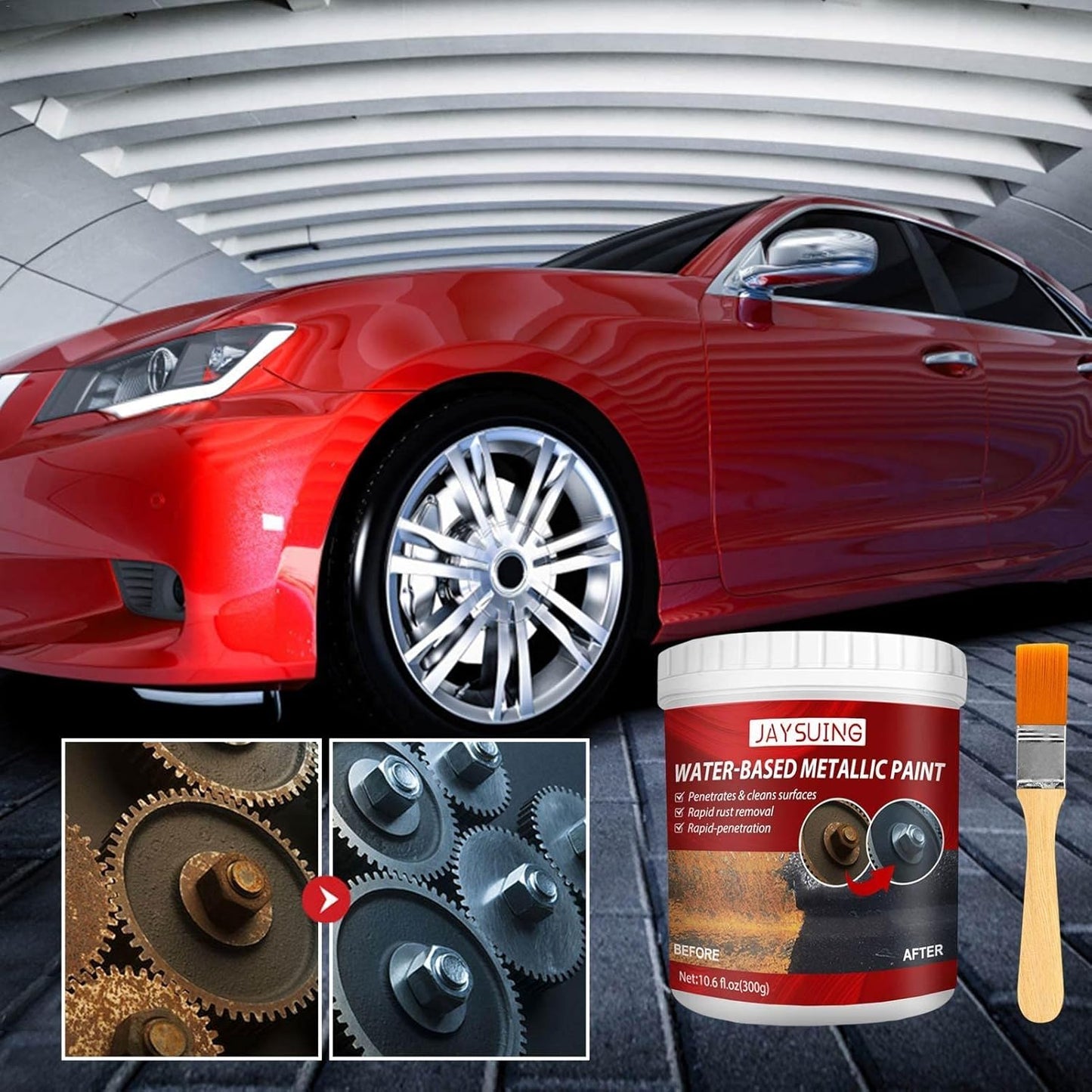 300g Water Based Car Motorcycle Bike Rust Converter Rust Converter for Car Motorcycle Bike Rust Remover