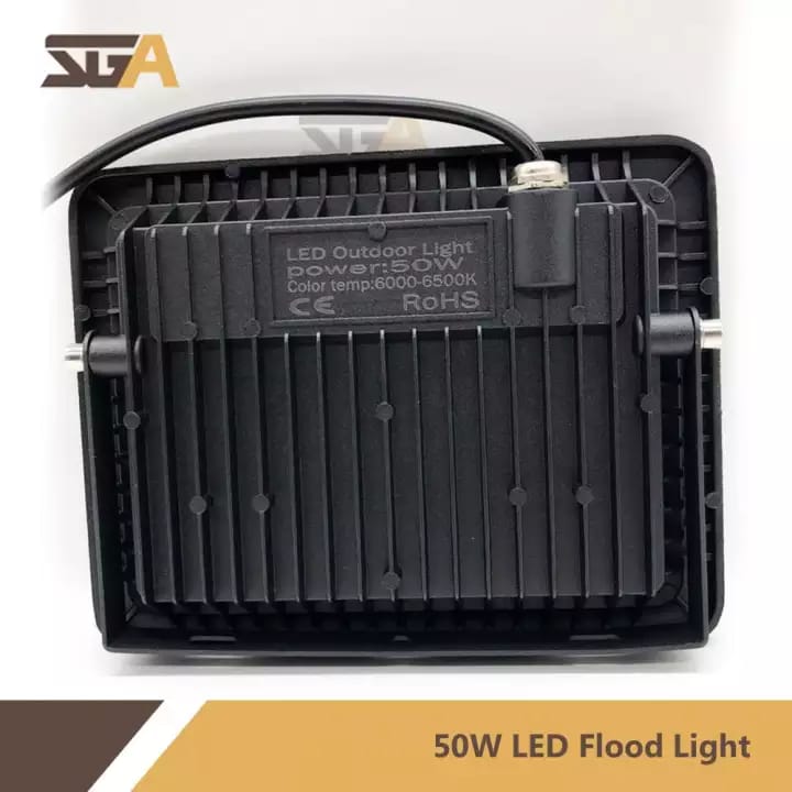 50W LED Flood Light ( Daylight white ) AC 220V LED SMD CHIP IP66 WATERPROOF spot light Super Bright Wall Outdoor Spotlight landscape light Garden Lamp Signboard Lampu Spotlight lampu led Apex Led Flood Light 50w pure Waterproof