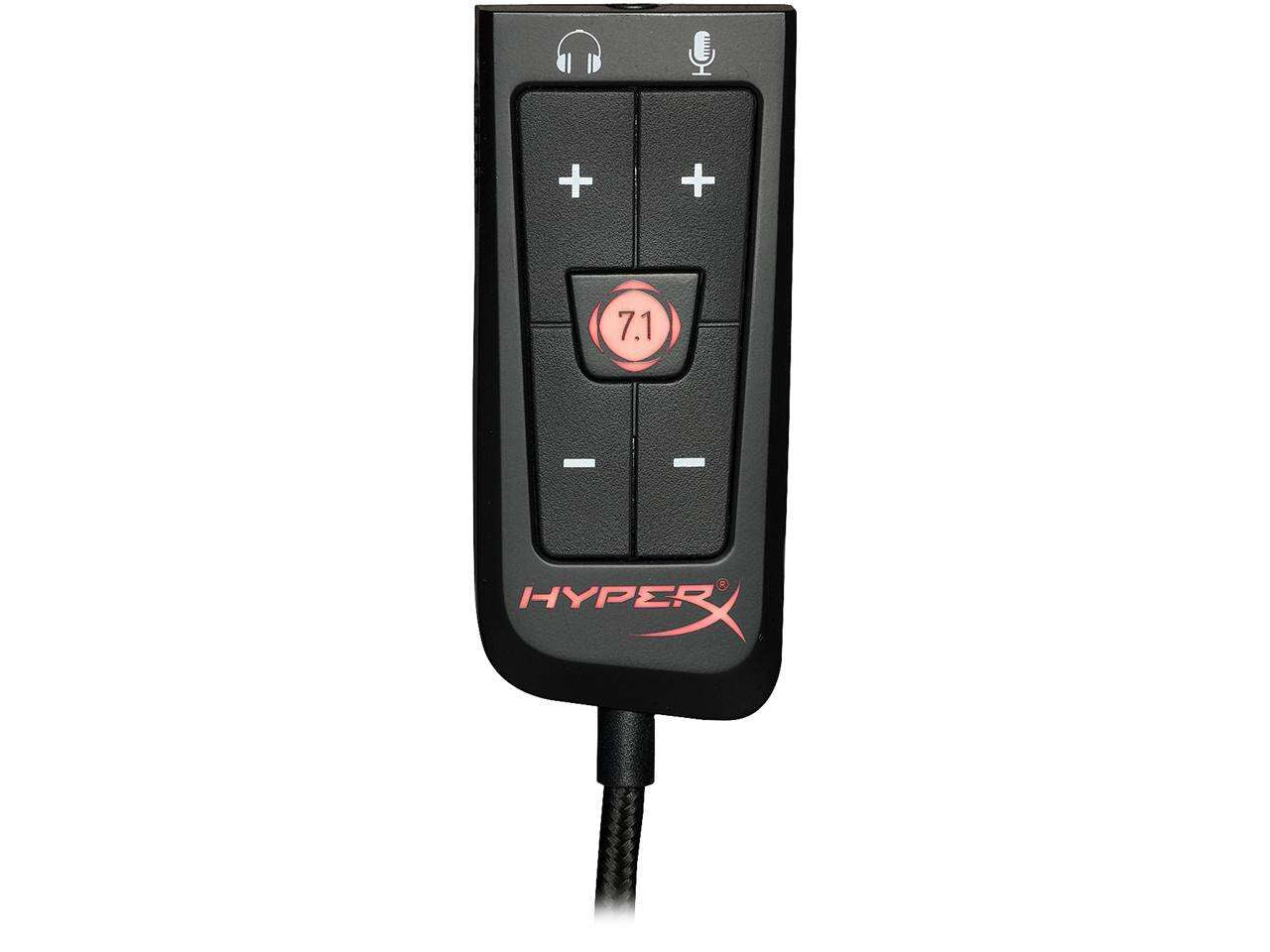 HyperX Cloud 2 USB 7.1 Virtual Surround Sound Card Cloud II 7.1 Surround Sound Card - Cloud II WITHOUT BOX HyperX Cloud II Gaming Headset 7.1 Surround Sound Headphones USB Sound Card NEW Kingston HyperX Cloud II DSP USB