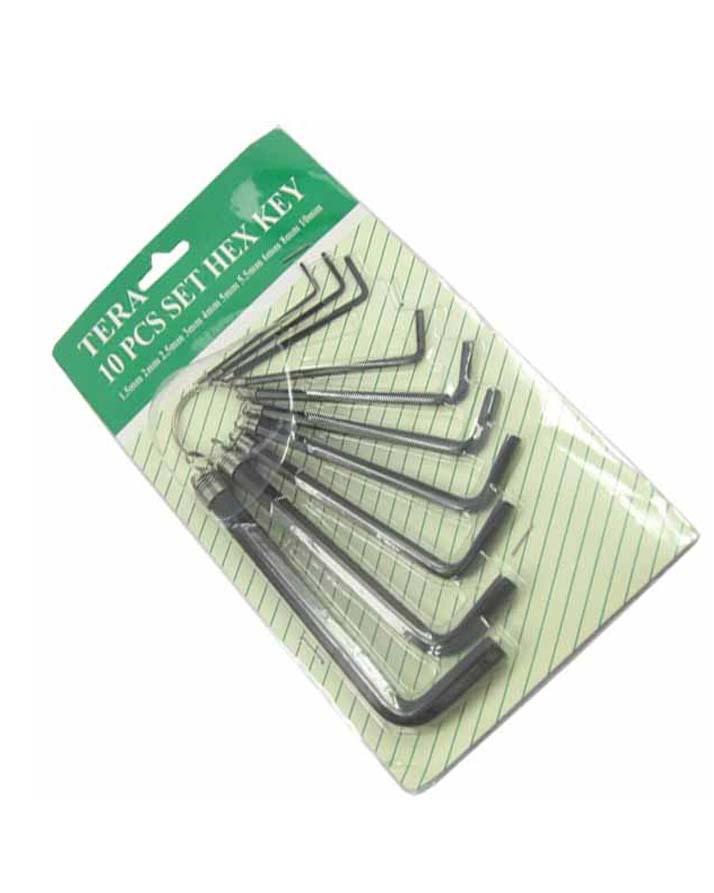 Tera Hex Tool Set - 10Pcs - Black