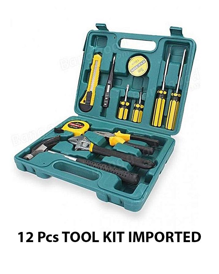 Combination Tool Kit 12 Pcs Repairing Tool Set For Home & Other