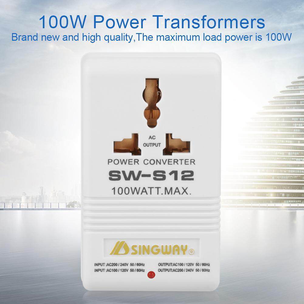 SINGWAY 100W   /  150W   /  500W   110V/120V to 220V/240V Step-Up&Down Voltage Converter Transformer SINGWAY 220 to 110V bidirectional Step Down Voltage Converter Transformer Travel Dual Channel Power Converter