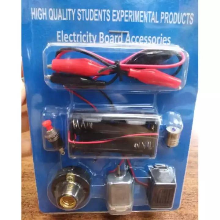 Pack of 7 Student Experiment Power DIY Projects KIT Students Experimental Products Electricity board Accessories Mini