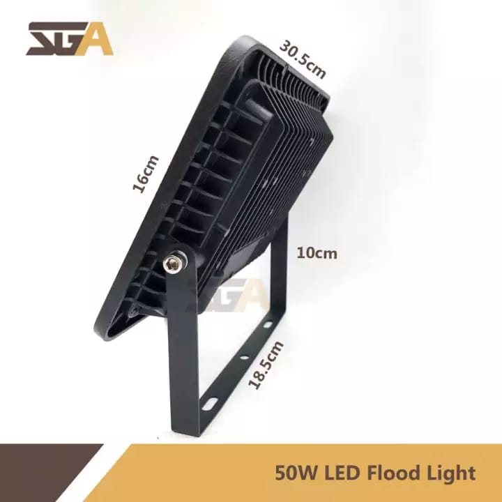 50W LED Flood Light ( Daylight white ) AC 220V LED SMD CHIP IP66 WATERPROOF spot light Super Bright Wall Outdoor Spotlight landscape light Garden Lamp Signboard Lampu Spotlight lampu led Apex Led Flood Light 50w pure Waterproof