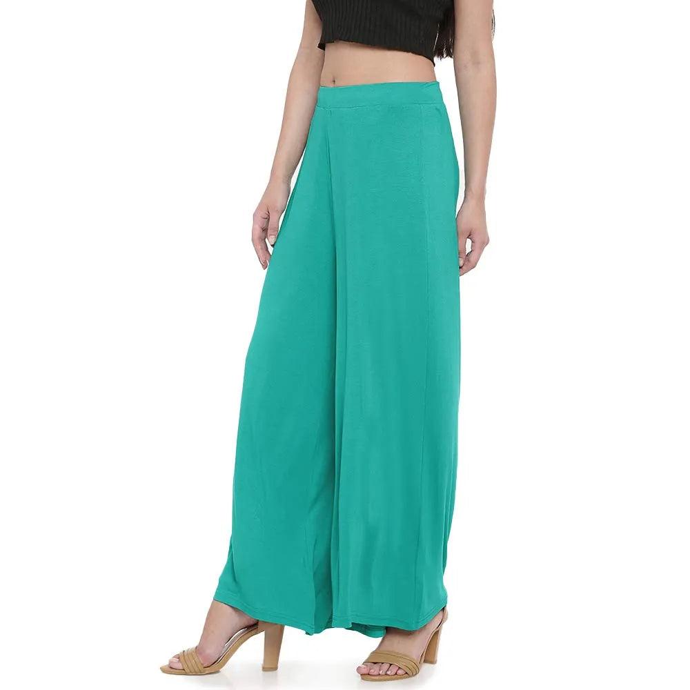 Pack of 5 Palazzo Pants for Women - Relaxed Fit, Free Size | Stylish & Comfortable Bottom Wear