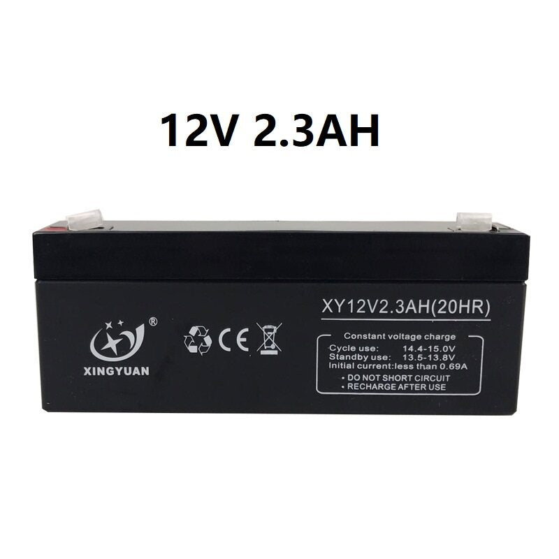 12V Rechargeable Sealed Lead Acid Battery 1.3AH / 2.3AH / 2.6AH / 5AH / 7AH / 12AH for Electric Scooters, Alarms, Auto Gates, CCTV & More