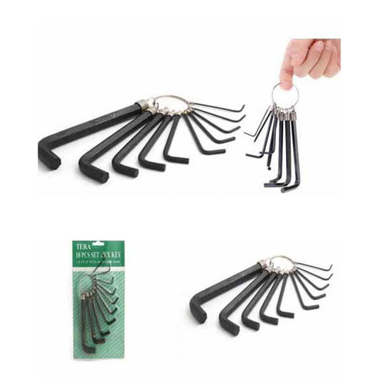 Tera Hex Tool Set - 10Pcs - Black