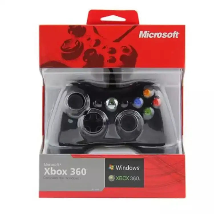 Xbox 360 Wired Controller for PC / Xbox 360 CONTROLLER Wired USB Joystick Support PC Laptop Microsofts Xbox 360 Wired Controller for Xbox 360 and Windows [Black]