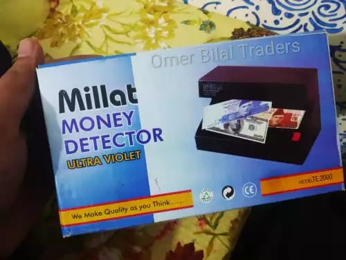 Millat UV Note Checker, Money Detector, Currency_checker Machine, Fake_Currency_Checker Machine Device, Currency_Machine, Note Checking Machine Money Detector Device, Money Cash Check Operating Electronic Device