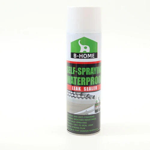 B-Home Self Spraying Waterproof Leak Sealer 500ML | Self spraying waterproof leak sealer | Waterproof spray for leaks Roof crack repair spray | Pipe sealant spray One component self-spraying king