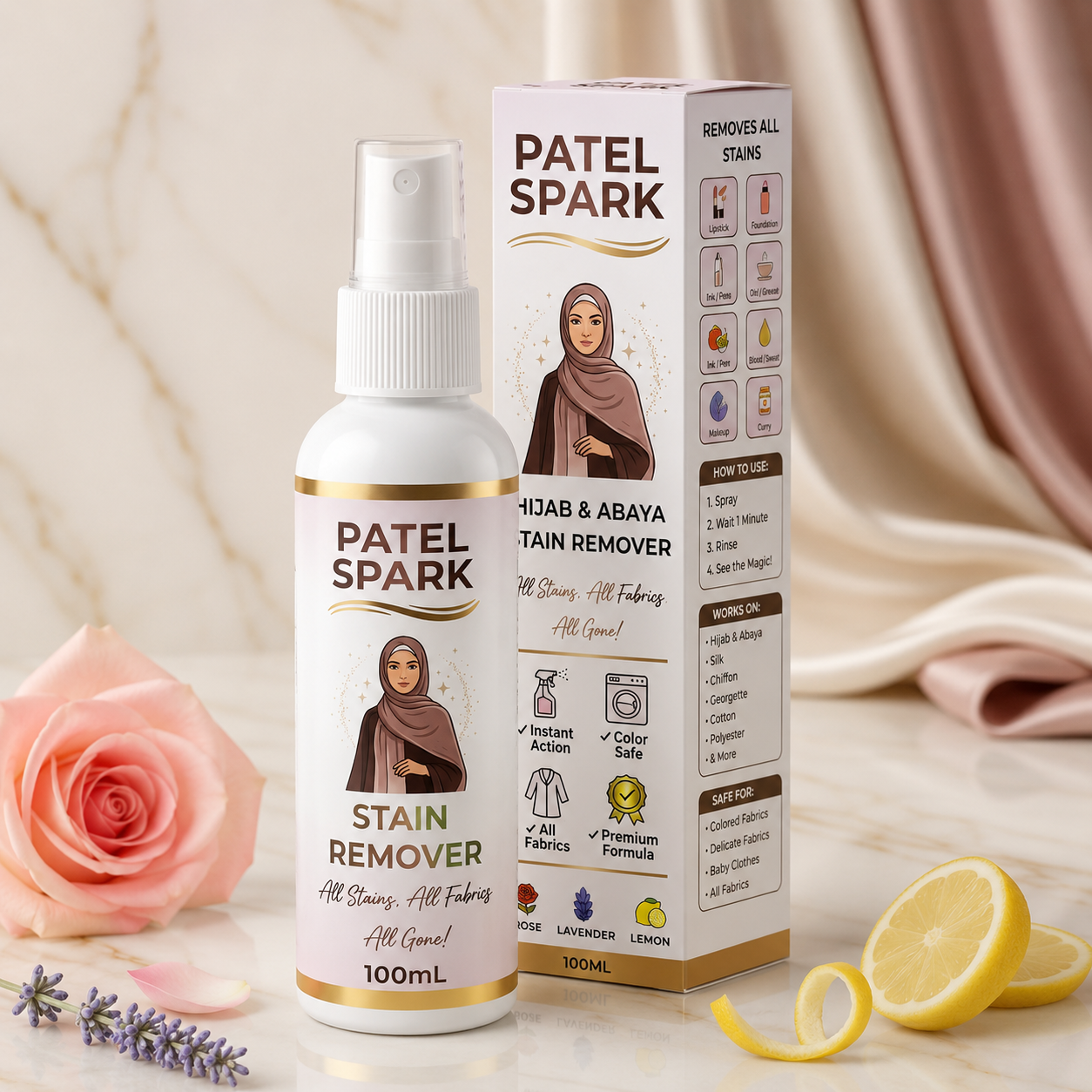 PATEL SPARK Hijab & Abaya Stain Remover 100ML