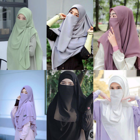 Formal Niqab Patti Elasticated