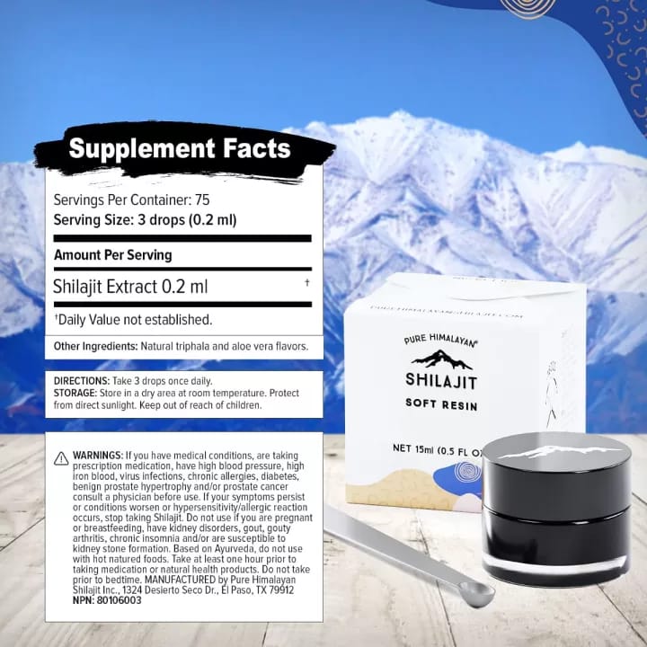 Al-Shafi Organic Shilajit Resin | Pure Himalayan Salajeet - Available in 6g & 12g