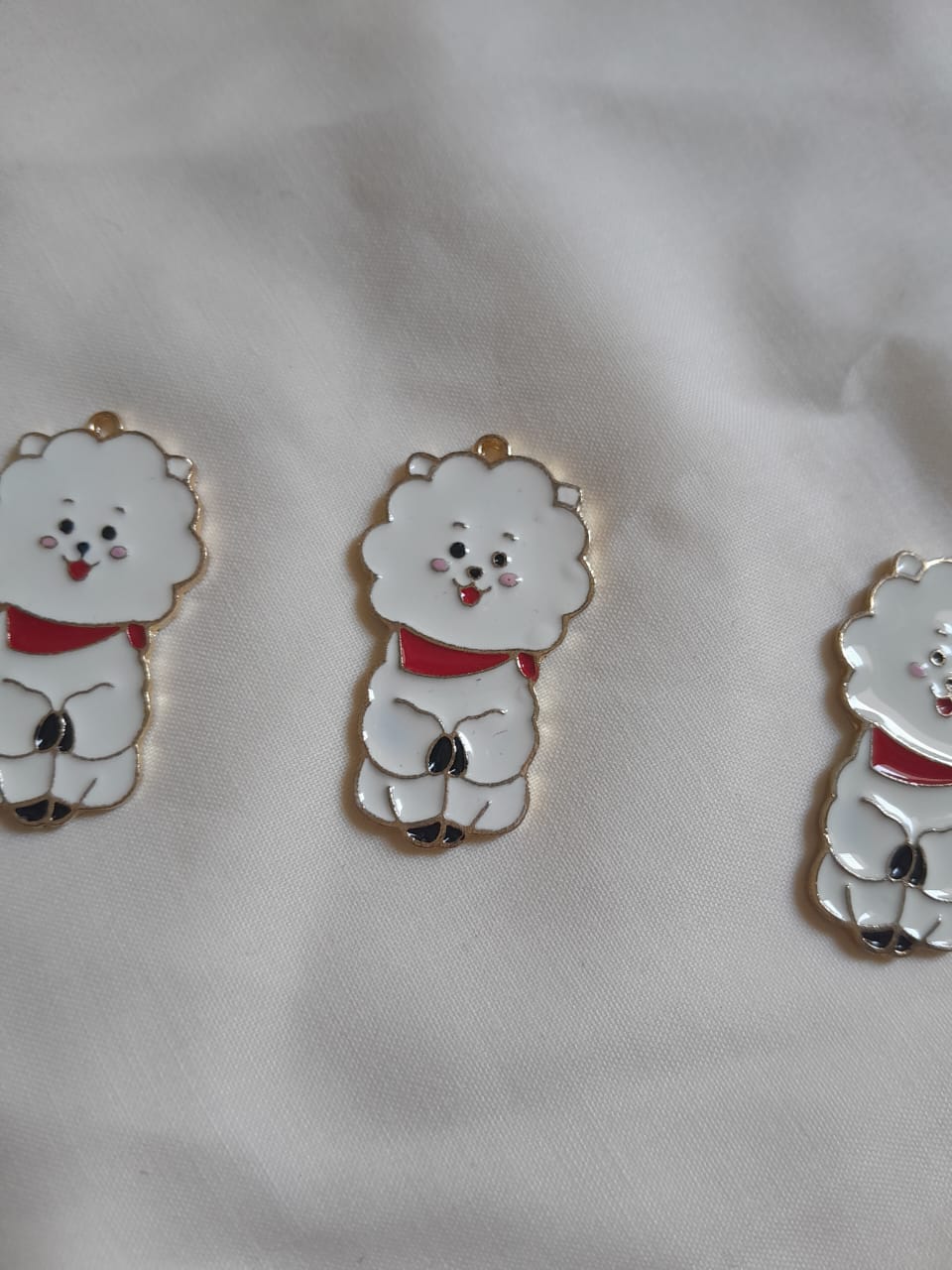 BT21 Charms RJ | Charms For Jewellery Making | Pack Of 7 Charms