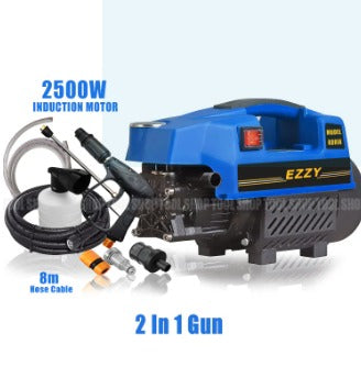 Ezzy High Pressure Washer 2500W - Induction Copper Motor - 150 Bar - Water From Bucket & Tap Both Function