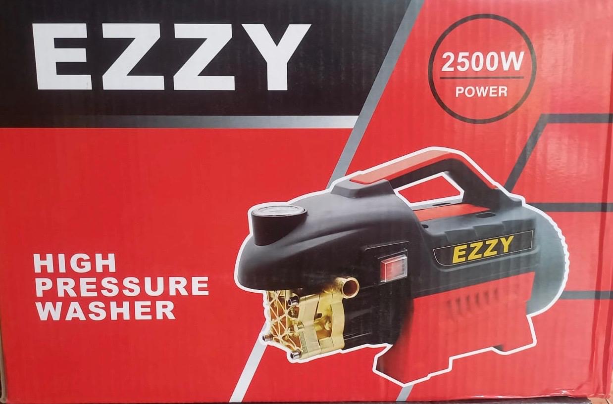 Ezzy Water Jet High Pressure Washer Induction Motor  2500W  150Bar  Water From & Tap Self Suction System  Red Series