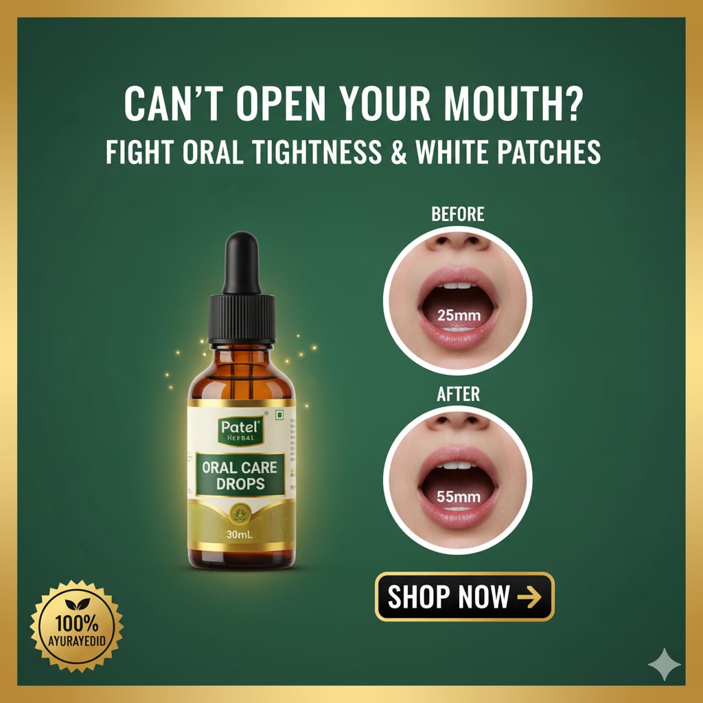 Mouth Opener Tool with Herbal Care Oil Combo (Jaw Exercise Kit)