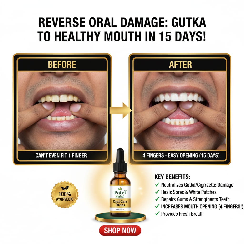 Mouth Opener Tool with Herbal Care Oil Combo (Jaw Exercise Kit)