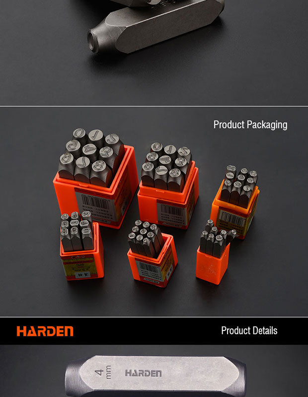 Harden 9Pcs Steel Numbers All Sizes | Number Punching Tools | Number Punch Set | Number Punch | Number Punching | Number Punching Set |