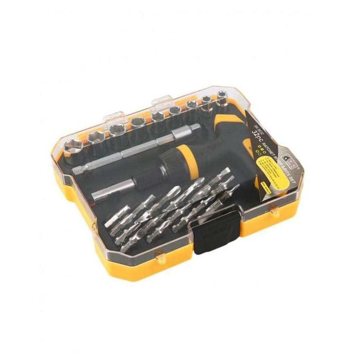 Screwdriver & Bit Set - 32 Pieces