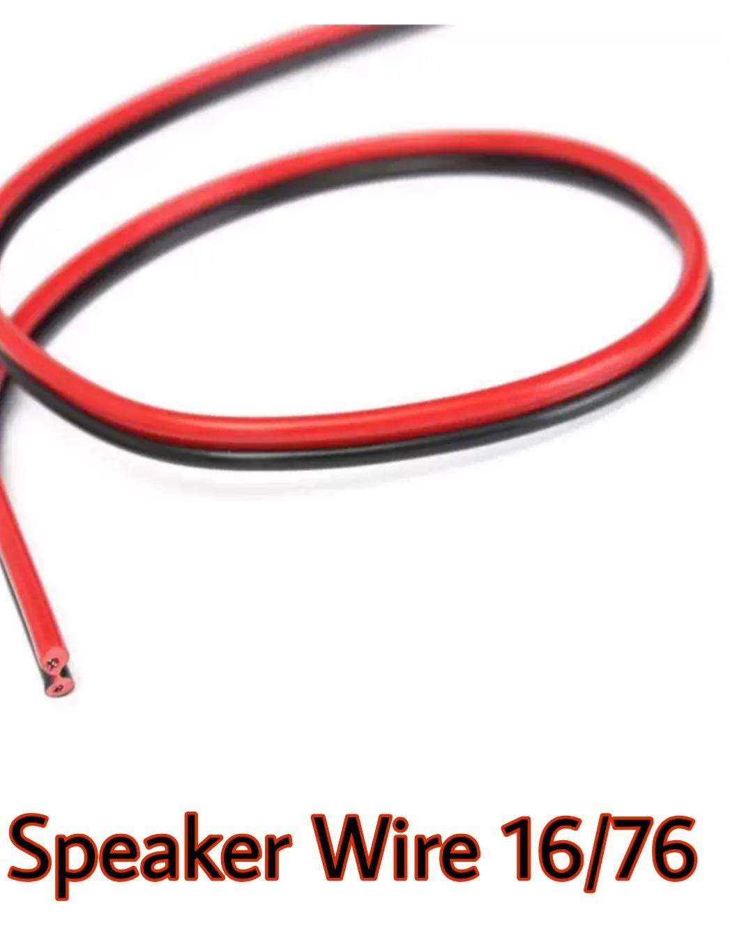 Extended Electric Lead Audio Cable Durable 0.5mm 5m 10M 100m Red Black Cord Connector Electric Cable Car Speaker Indoor Appliance