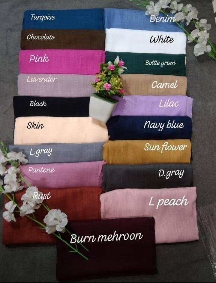 Plain Hijab Scarfs