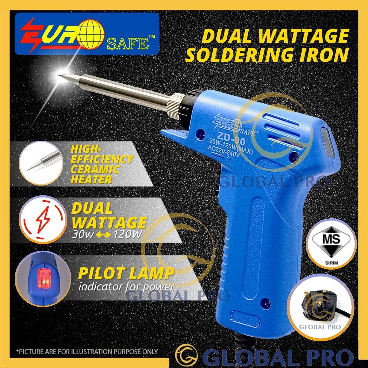 Eurosafe Multi Range Professional Soldering Iron 30W - 120W, Soldering Iron, For Industrial Use, 2 Pin Plug Top