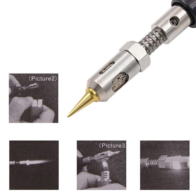 [Ready stock] 1300 Celsius Gas Soldering Iron Welding Irons Welding Pen Blow Torch Gas Cordless Tip Tool set