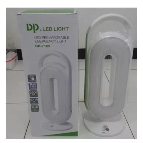 Dp Led Light, Led Rechargeable Emergency and Camping Light, White - DP-7109