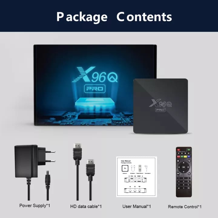 [2021 NEW] BINZU X96Q PRO Android 10 TV Box 4GB 64GB 32GB All winner H313 Dual WIIF 4K UHD Anti shake power full smart tv box Wifi HDMI 2.0 Googl play Netfli outubHulu Media Player