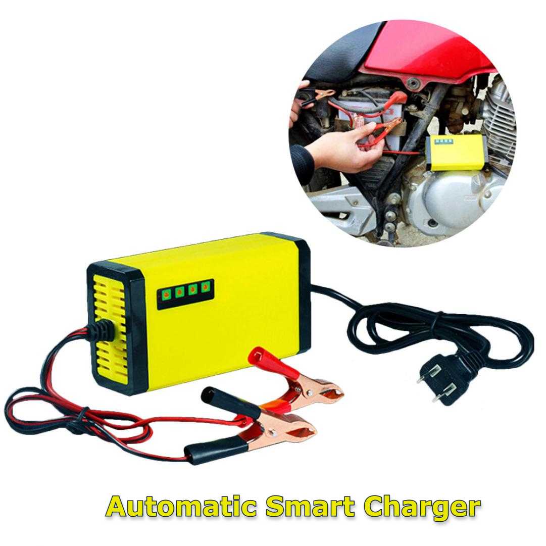 Digital Universal Battery Charger 12V / 4A Automatic Battery Charger