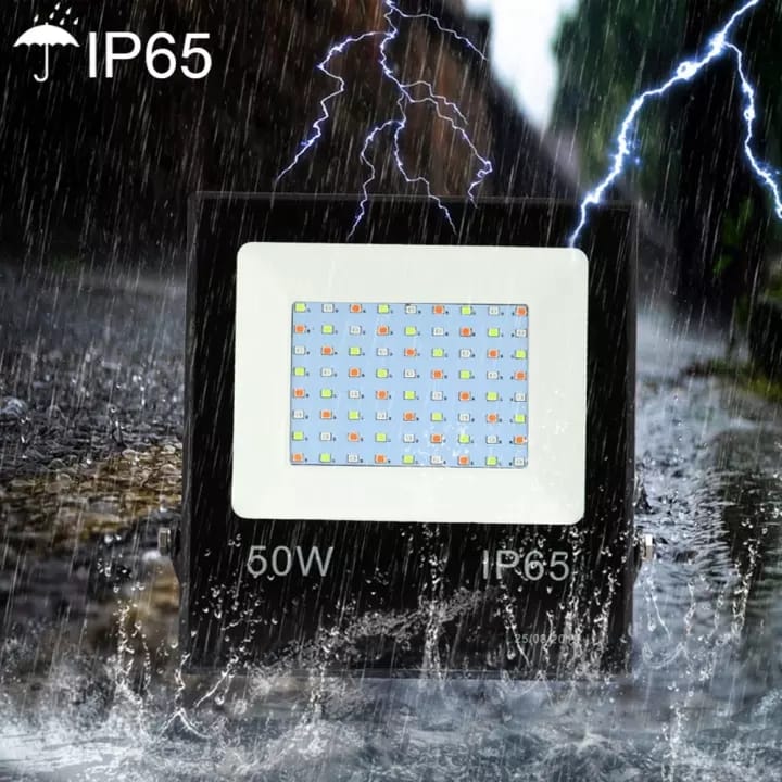 220V Mini RGB LED Flood Light 10W 30W 50W Foco LED Exterior Spotlight IP65 LED Outdoor Light Reflector Spot Floodlight Remote Control