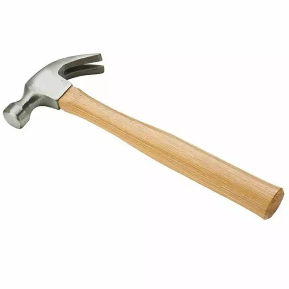 Wood hanlde hammer high quality metal high wood finishing Octogonal Head Nail Hammer -570gm