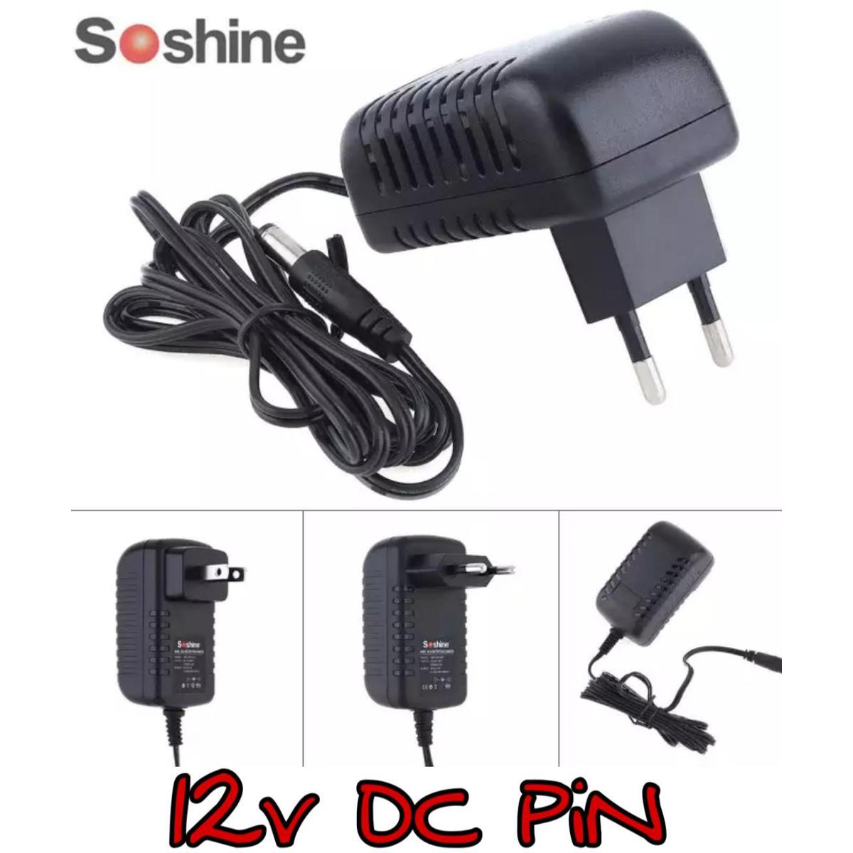 Soshine AC 100-240V 0.2A US / EU Plug DC 2.4-12V Power Supply Universal Travel 2.1 Power Adapter