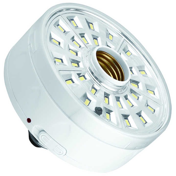 DP 30 LEDs Rechargeable Bulb With Remote B22 (Pin Base) & E27 (chori base) your choice for varition