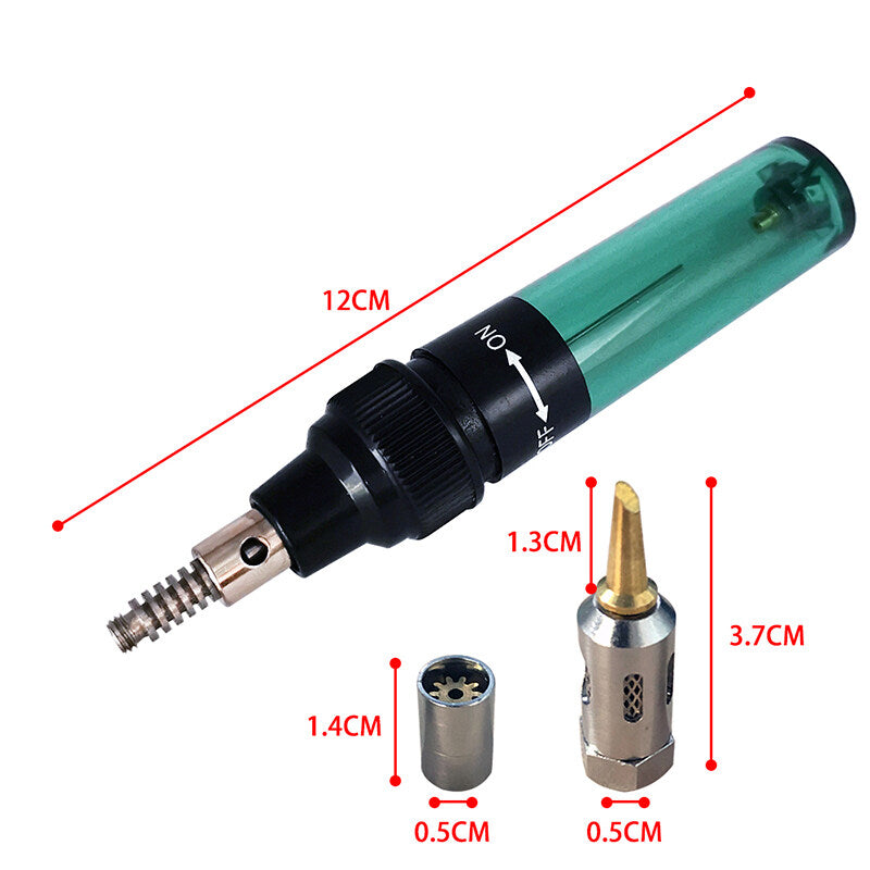 [Ready stock] 1300 Celsius Gas Soldering Iron Welding Irons Welding Pen Blow Torch Gas Cordless Tip Tool set