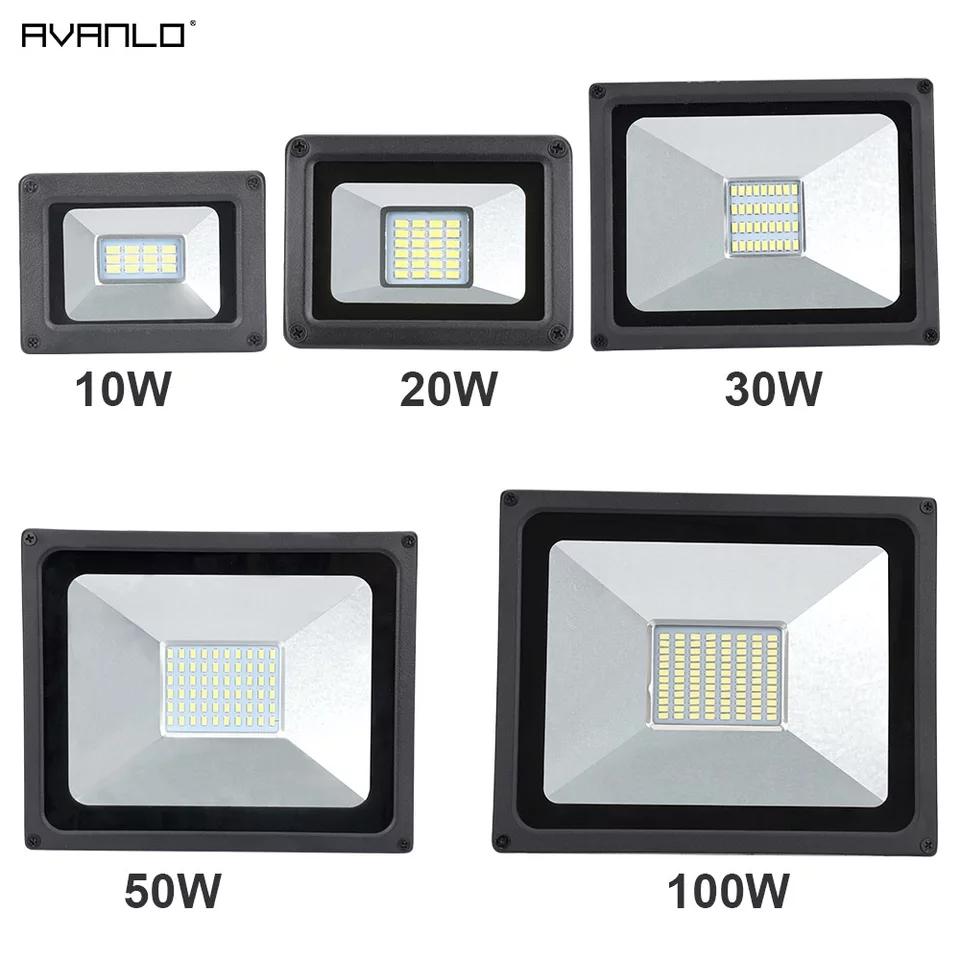 30w 50w 100w IP66 Dust Waterproof LED Spot Light Flood Light Garden 150W Donwlight