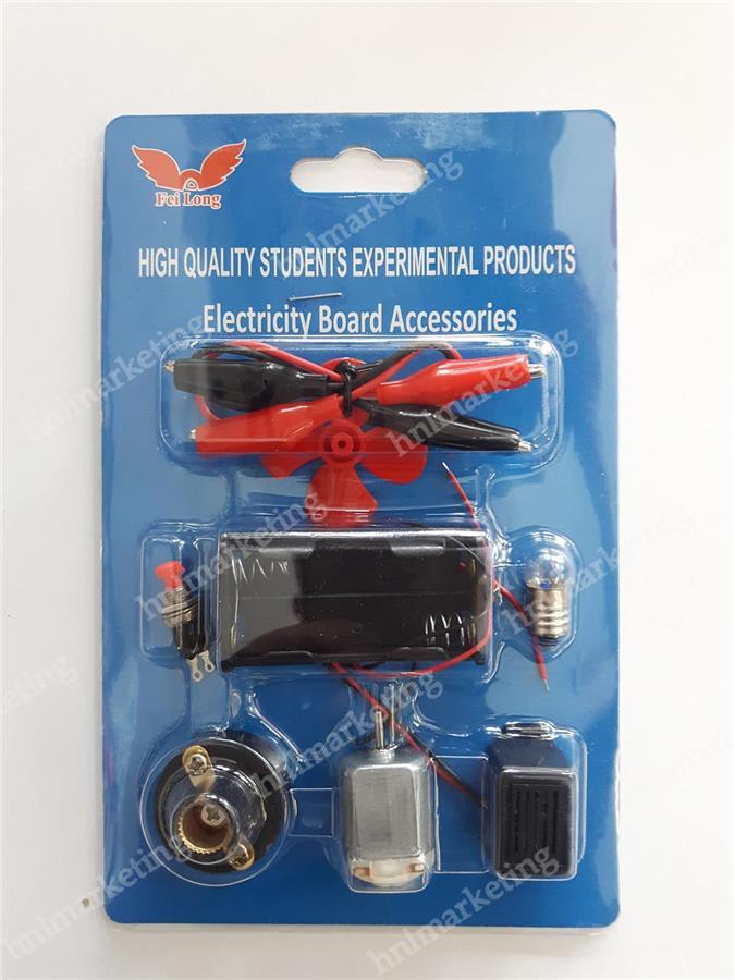 Pack of 7 Student Experiment Power DIY Projects KIT Students Experimental Products Electricity board Accessories Mini