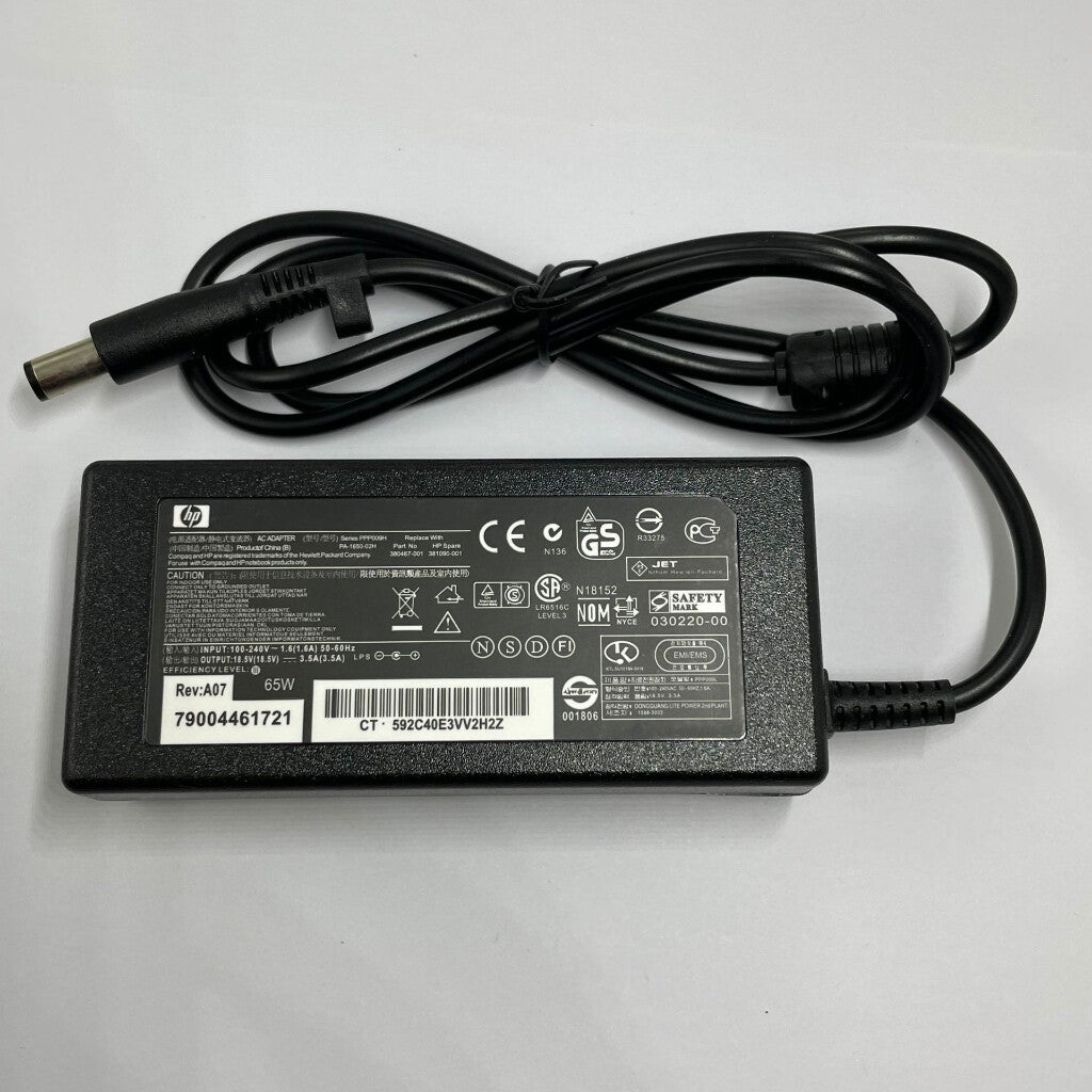 New HP Laptop Charger HP Compaq G4 CQ20 CQ35 CQ40 CQ41 CQ42 CQ43 CQ45 HP ELITEBOOK 740 745 820 830 840 850 G1 G2 90w 65w Box Pack CHarger