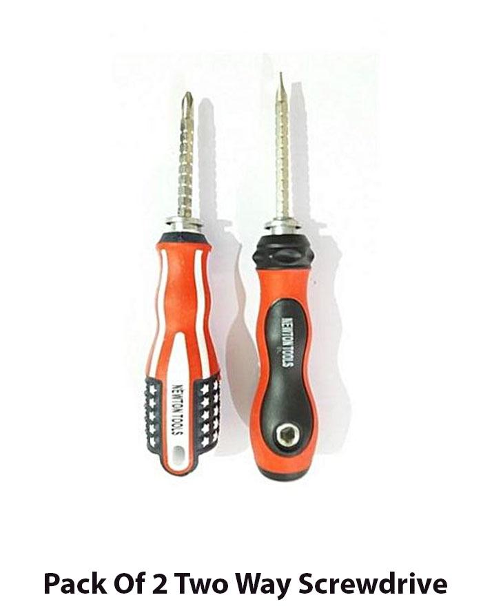 Pack Of 2 Two Way Screwdriver