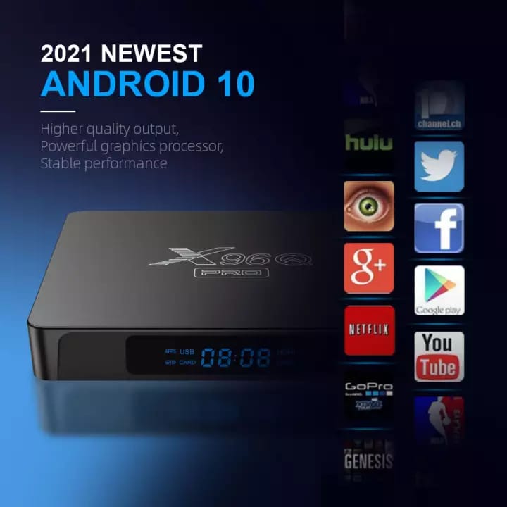 [2021 NEW] BINZU X96Q PRO Android 10 TV Box 4GB 64GB 32GB All winner H313 Dual WIIF 4K UHD Anti shake power full smart tv box Wifi HDMI 2.0 Googl play Netfli outubHulu Media Player