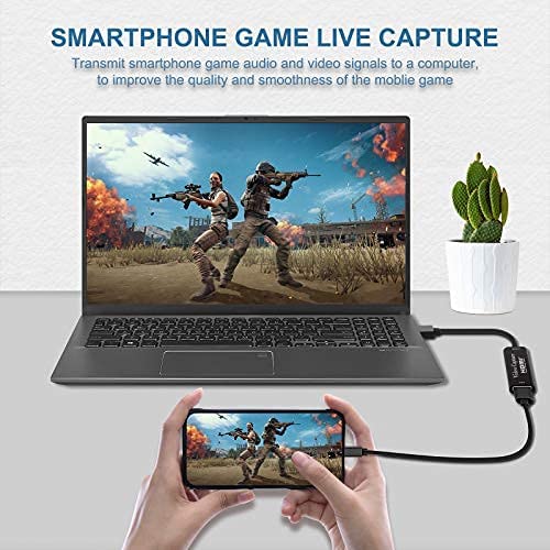 4k HD 1080P 60fps HDMI to USB Video Capture Card Game Recording Box for Computer Youtube OBS Etc. Grabber Live Streaming 4K HDMI Video Capture Card USB 2.0 3.0 for DSLR, PlayStations, Camcorders, TV Box, Live Streaming