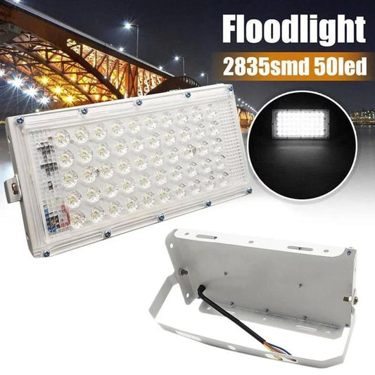 Aluminum 50 LED Flood Light Waterproof Outdoor Garden Landscape Lamp 220V 50W