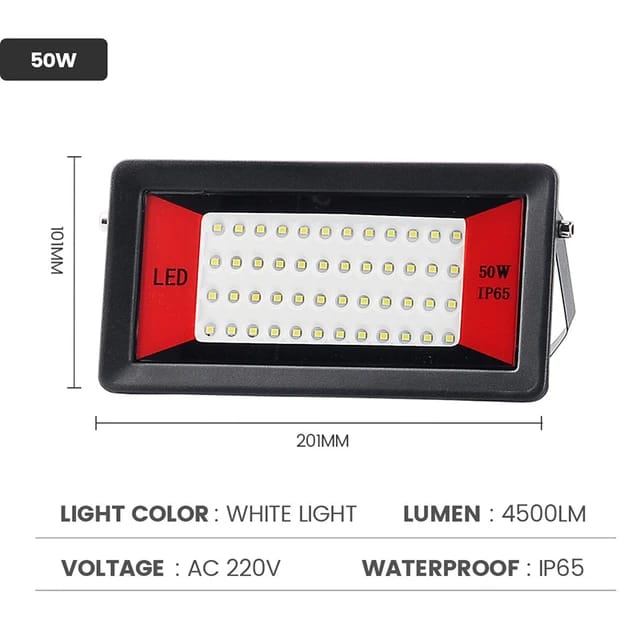 Outdoor Led Light 50W 100W Flood Light AC220V Spotlight IP65 Waterproof LED Street Lamp Landscape Lighting Garden Reflector Led