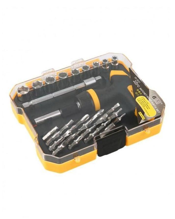 Screwdriver & Bit Set - 32 Pieces