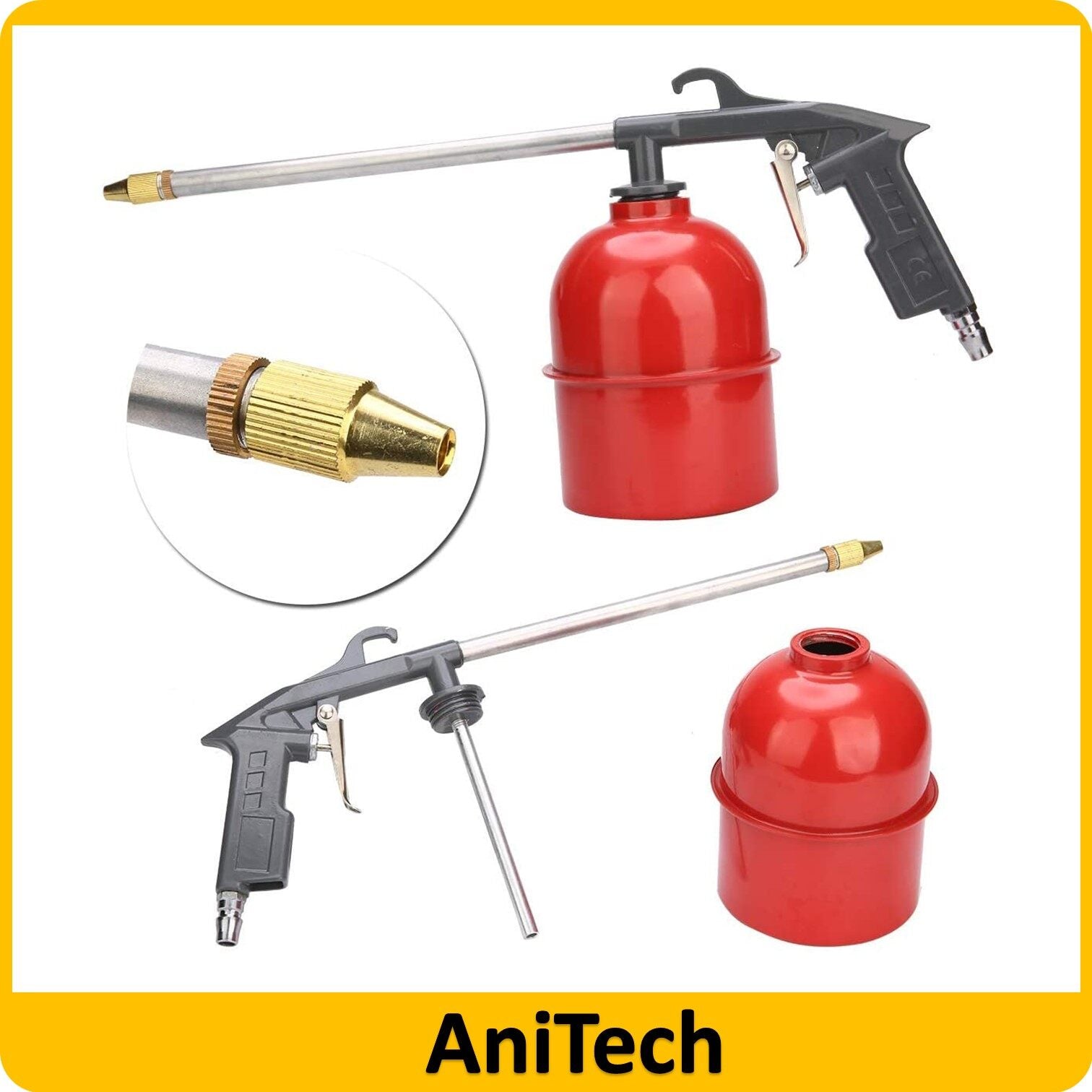 Car Engine High Pressure Cleaning Gun Cleaner Solvent Air Sprayer Washer Auto Degreasing Siphon Tool Car Cleaning Washing Gun