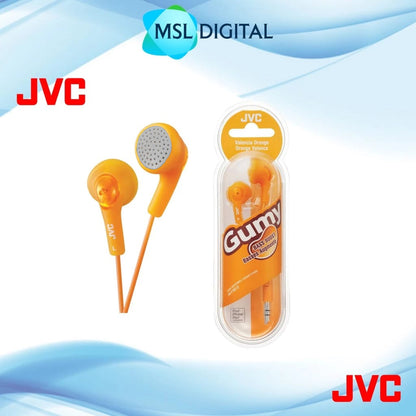 Original JVC Gumy & Marshmallow Earbuds | No Mic | Deep Bass | Soft Fit | Tangle-Free | Used/Open Box