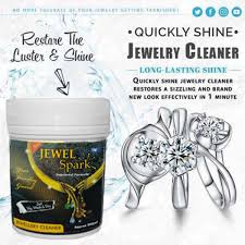 100% Jewelry Cleaner - For Gold, Diamond, Platinum & Precious Stones, with Basket, Brush, Polishing, 200ml | Anti-Tarnish Silver & Gold Cleaner Protector, DIY Jewelry Tools