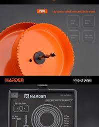 Harden High Carbon Steel Professional 8PCS Hole Saw Kit for Wood | 610545