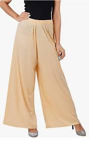 100% Pure & Soft Viscos Rayon Palazzo Trousers for Women Bottom Adult Pajama Pant Viscose Palazzo Pants Regular Fit Flared Palazoo Pants Daily Use Stylish Plain Plazoo Trendz Cotton Viscose Loose Fit Flared Wide Leg Palazzo Plazo - (Free Size)